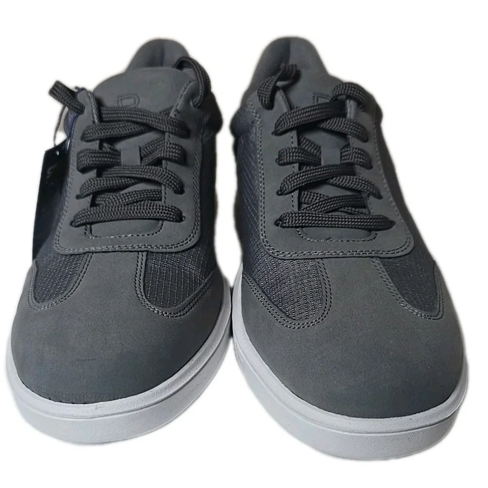 Rockport Men's Tylan Step Black Sneakers Size 11 M White Sole Lace Up Comfort